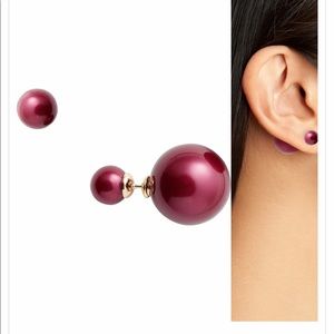 2 pair double side earrings